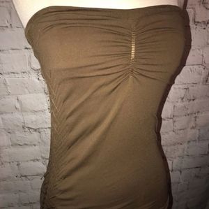 Like New brown tube top